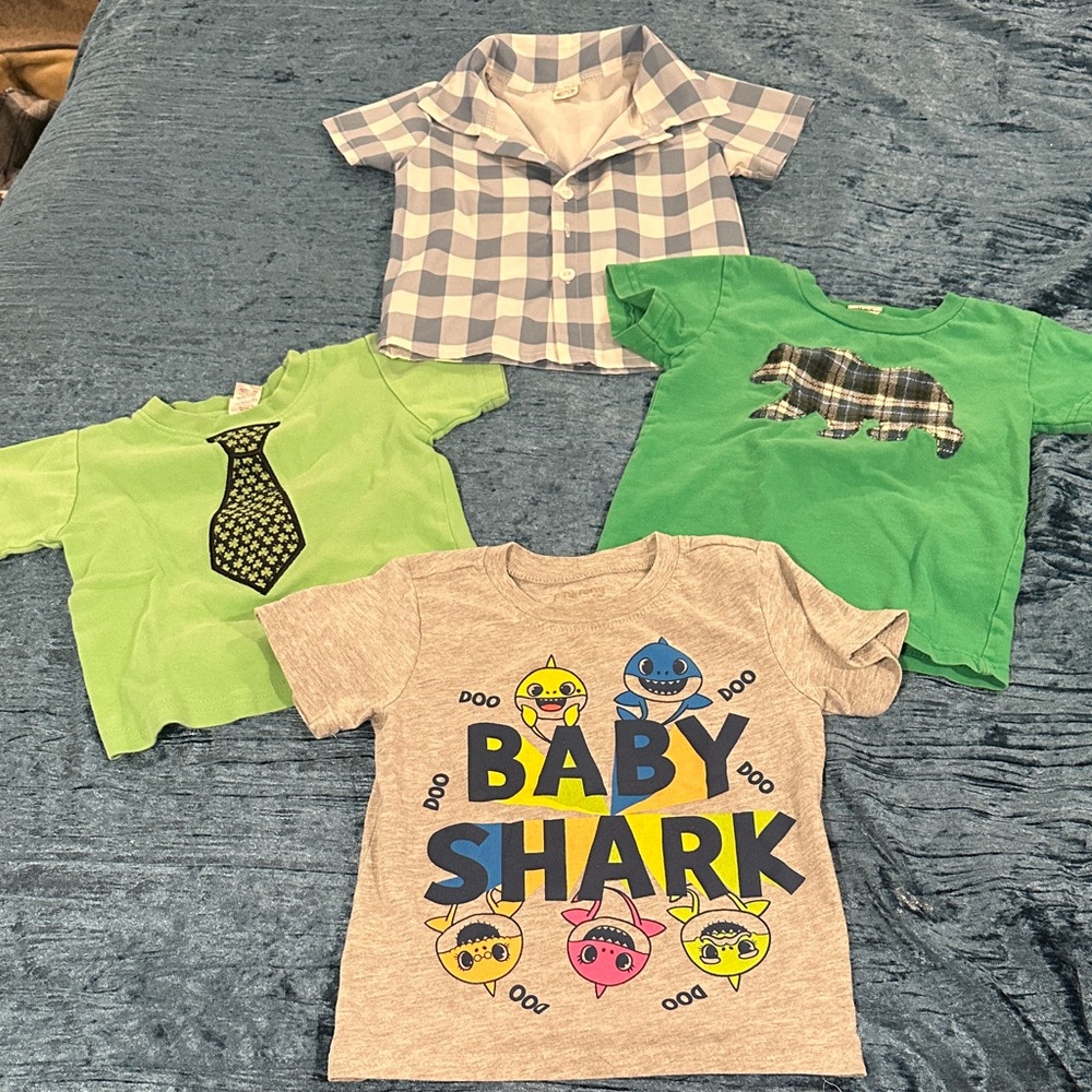 4 boys tshirts 3T